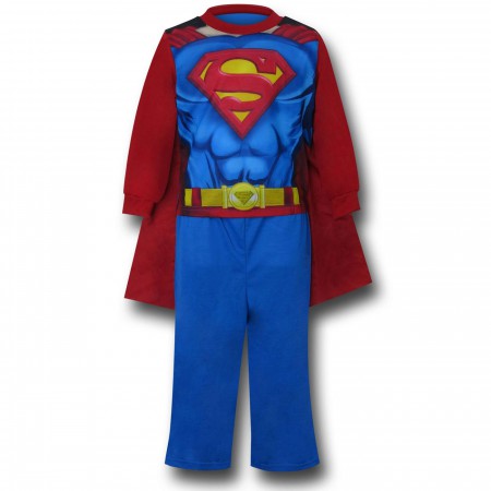 Superman Costume & Cape 2-Piece Kids Pajama Set