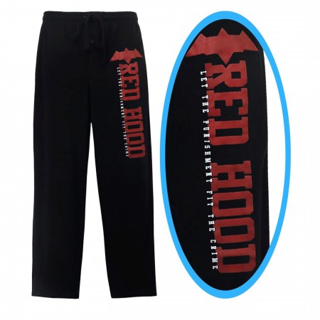 Red Hood Let the Punishment Fit Men's Pajama Pants