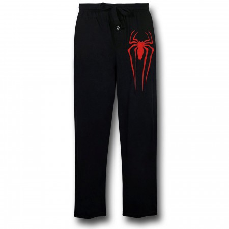 Spiderman Symbol Black Sleep Pants
