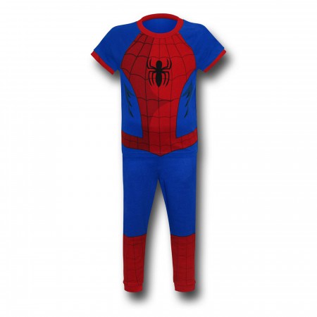 Spiderman Costume Kids PJ Sleep Set