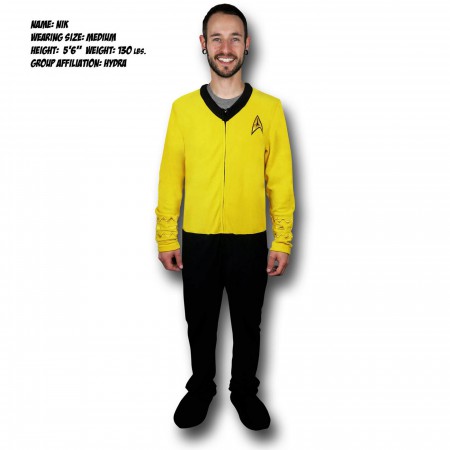 Star Trek Yellow Command Union Suit