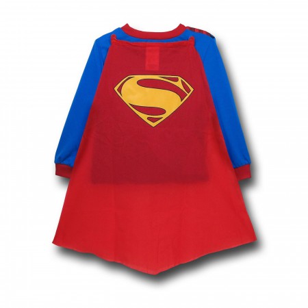 Superman Man Of Steel Muscle Costume Kids Pajamas