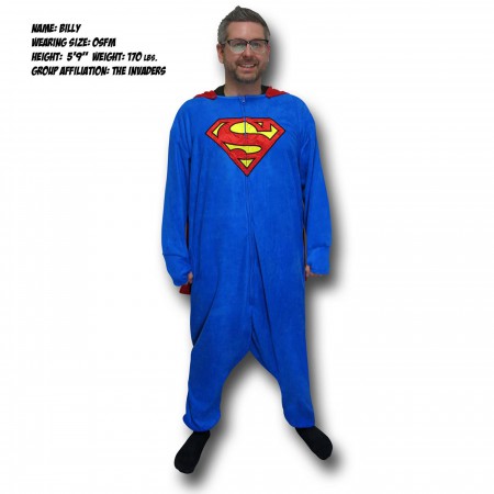 Superman Caped Union Suit