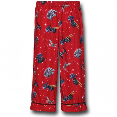 Star Wars Lego Red Button-Up Kids Pajamas