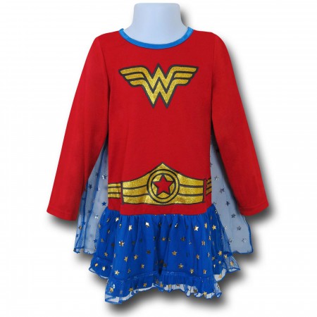 Wonder Woman Costume Kids Pajama Dress