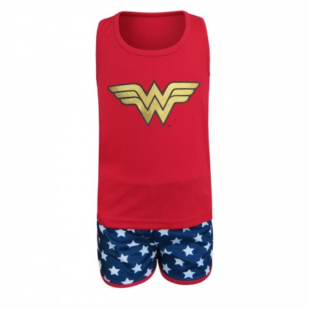 Wonder Woman Kids Tank & Shorts Pajama Set