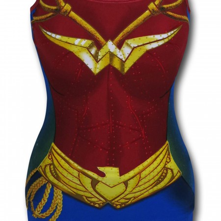 Wonder Woman Rivets Women's Cami & Panty Set
