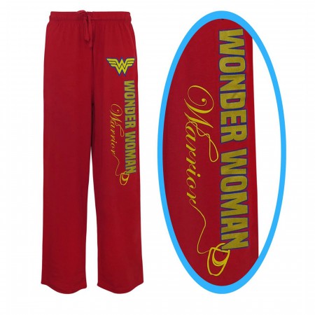 Wonder Woman Foil Logo Unisex Pajama Pants