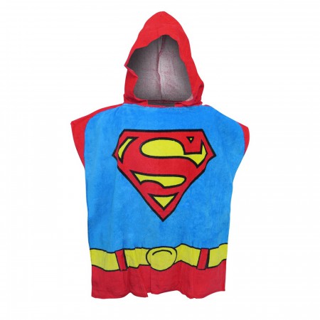 Superman Costume Kids' Towel Poncho