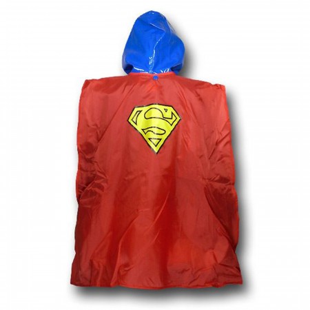 Superman Juvy Caped Costume Raincoat