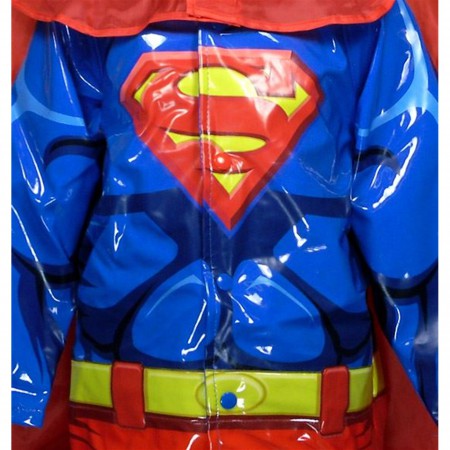 Superman Juvy Caped Costume Raincoat