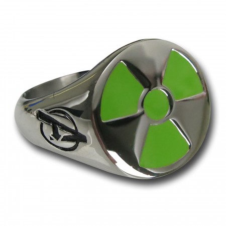 Hulk Radiation Symbol Avengers Ring