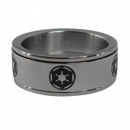 Star Wars Empire Stainless Steel Plated Spinner Ring