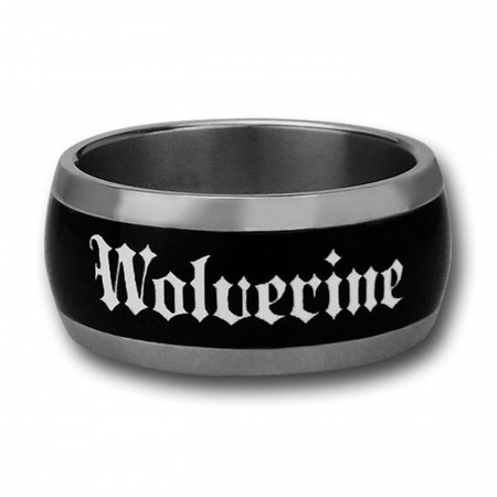 Wolverine White and Black Ring