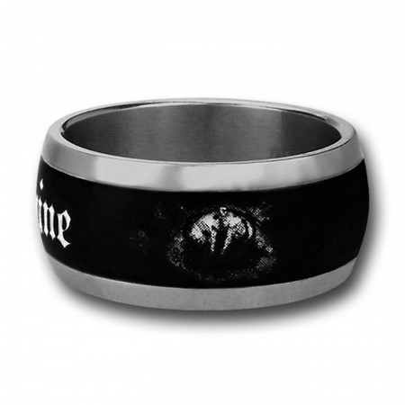 Wolverine White and Black Ring