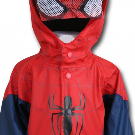 Spiderman Kids Costume Rain Coat