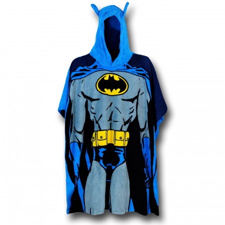 Batman Costume Kids Hooded Poncho