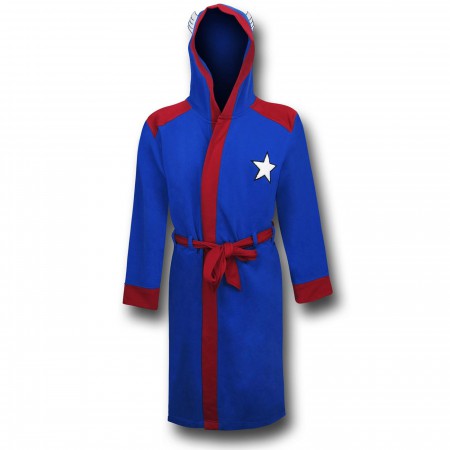 Captain America Hooded Robe with Belt