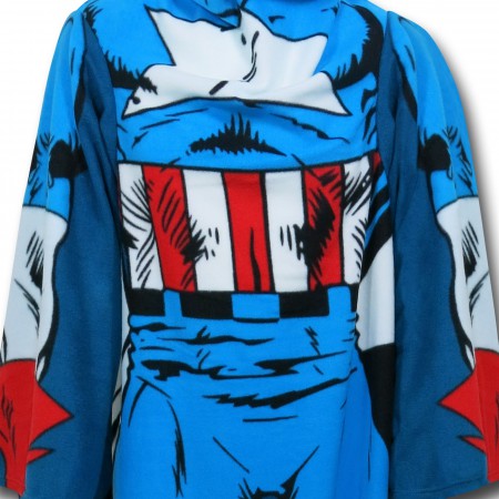 Captain America Adult Costume Snuggy