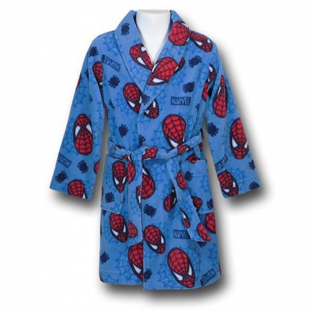 Spiderman Kids Blue Robe
