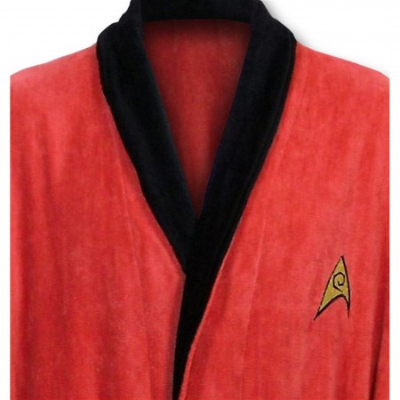 Star Trek Red Security Terry Cloth Robe- OSFA