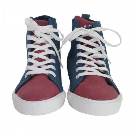 Captain America Shield Logo Men's High Top Sneakers