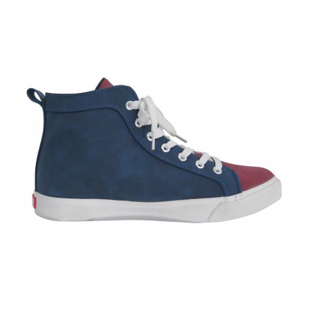 Captain America Shield Logo Men's High Top Sneakers