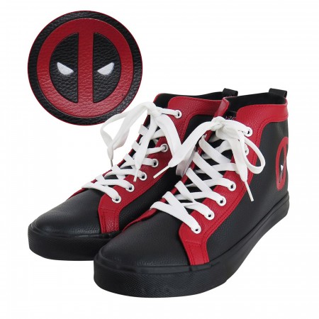 Deadpool Logo Men's High Top Sneakers