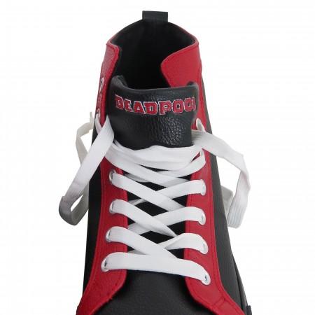 Deadpool Logo Men's High Top Sneakers
