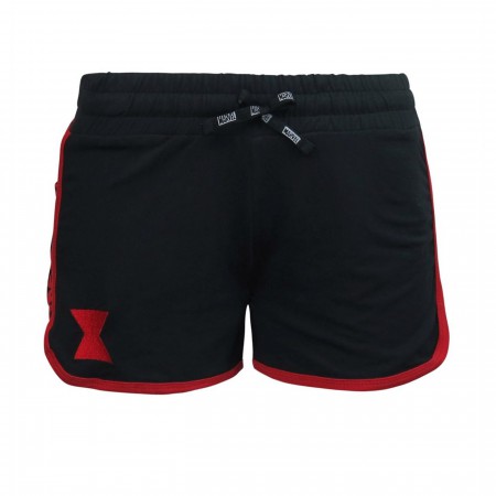 Black Widow Symbol Women's Shorts