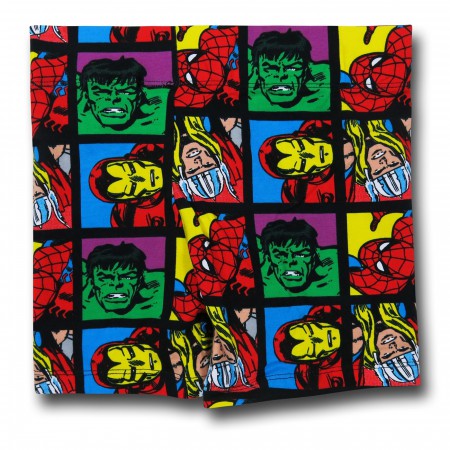 Marvel Squares Women's Short Shorts