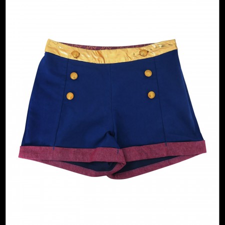 Wonder Woman High Waisted Costume Shorts