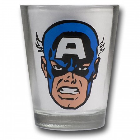 Marvel Head Shots 6 Shot Glass Set