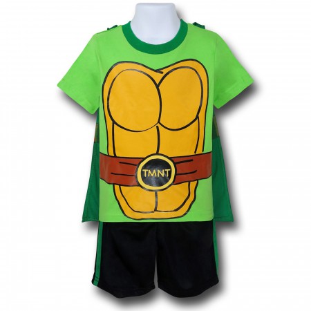 TMNT Kids Caped Costume Shorts Set