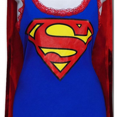 Supergirl Women's Caped Sleep Tank and Bottoms