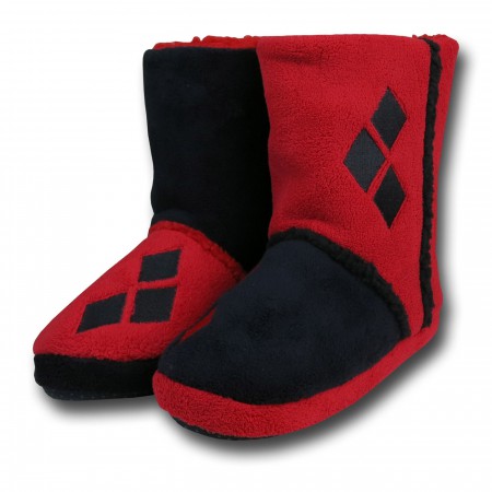 Harley Quinn Women's Boot Slippers