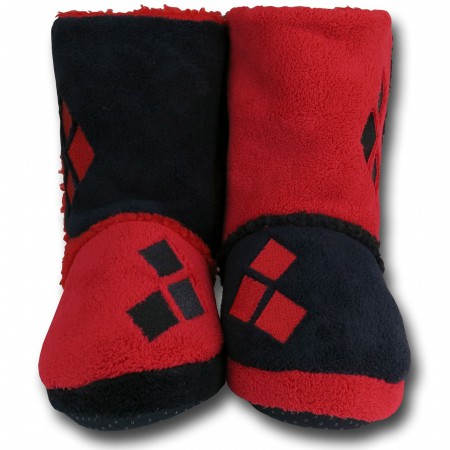 Harley Quinn Women's Boot Slippers