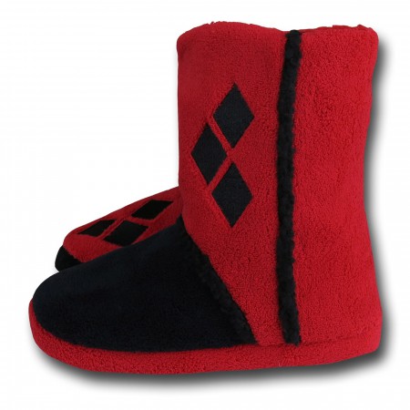 Harley Quinn Women's Boot Slippers