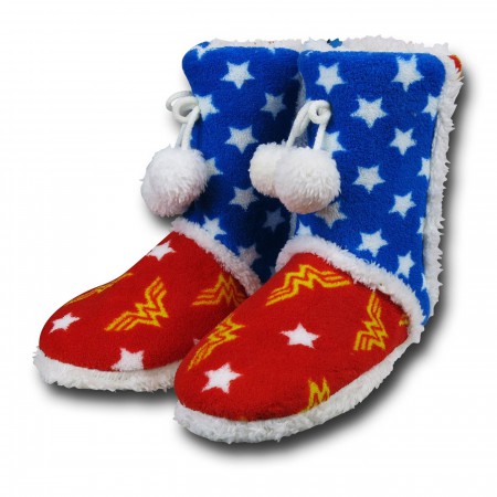 Wonder Woman Boot Slippers