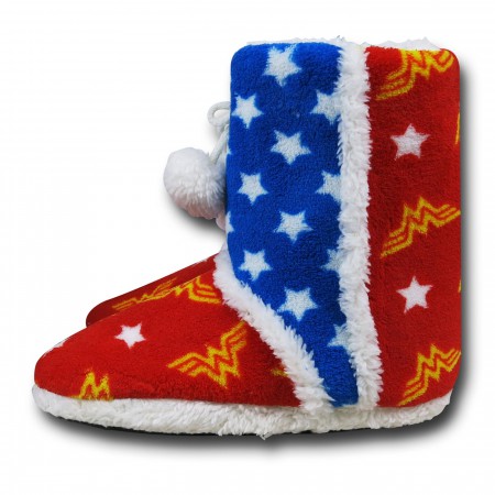 Wonder Woman Boot Slippers
