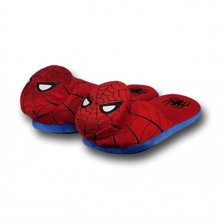 Spiderman 3D Mask Slippers