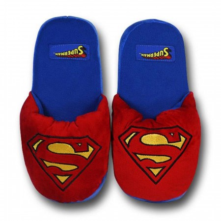 Superman 3D Symbol Men's Slippers