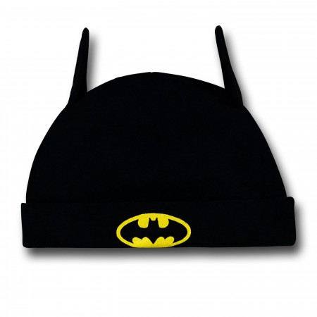 Batman 3pc Black Costume Newborn Gift Set