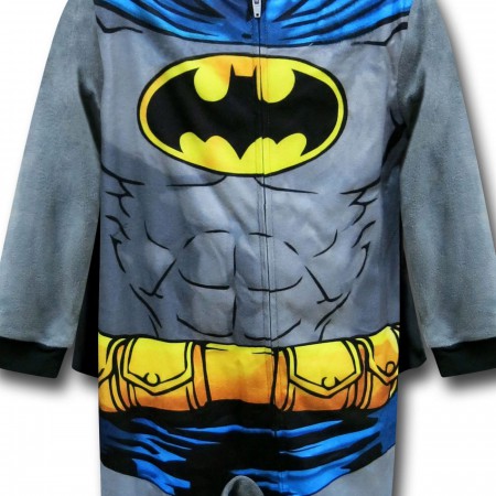 Batman Caped Fleece Kids Costume Pajamas