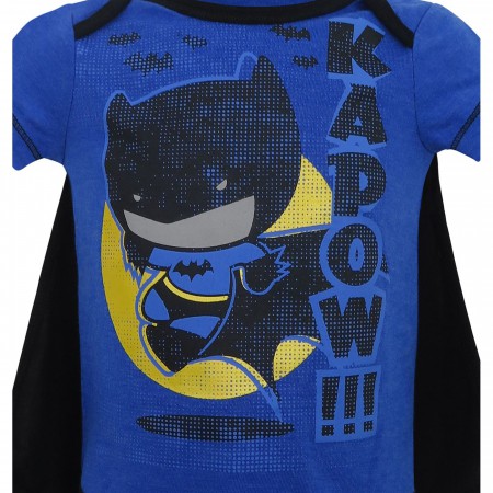 Batman Kapow Snapsuit with Removable Cape