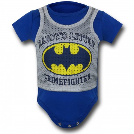 Batman Athletic Symbol Infant Snapsuit