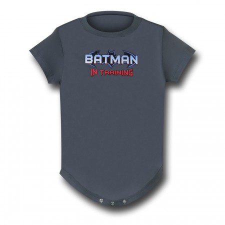 Batman In Training Grey Infant Snapsuit