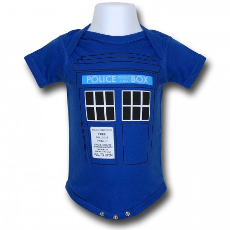 Doctor Who Tardis Infant Snapsuit