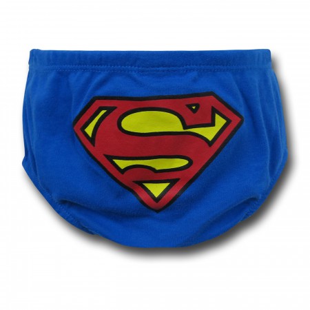 Superman Symbol Infant Snapsuit w/ Bloomers