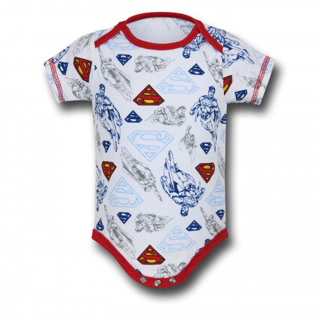 Superman Costume Infant Snapsuit 2 Pack